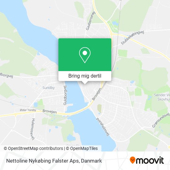 Nettoline Nykøbing Falster Aps kort