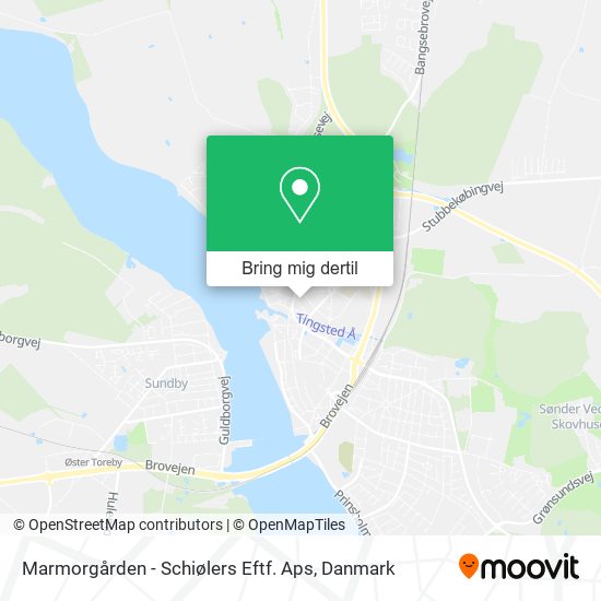 Marmorgården - Schiølers Eftf. Aps kort