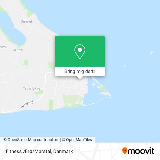 Fitness Ærø/Marstal kort