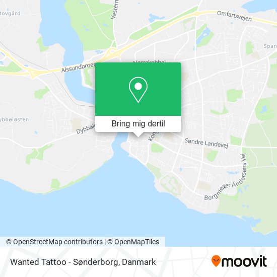 Wanted Tattoo - Sønderborg kort