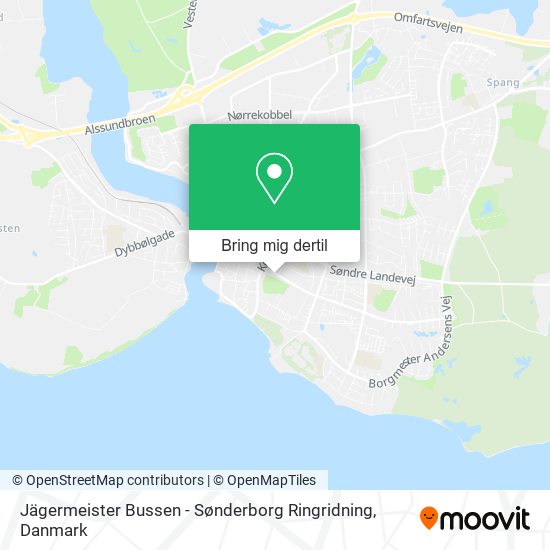 Jägermeister Bussen - Sønderborg Ringridning kort