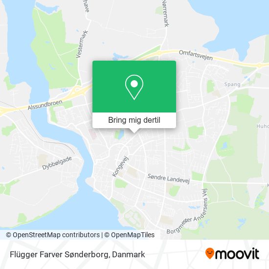 Flügger Farver Sønderborg kort