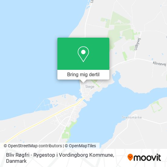 Bliv Røgfri - Rygestop i Vordingborg Kommune kort