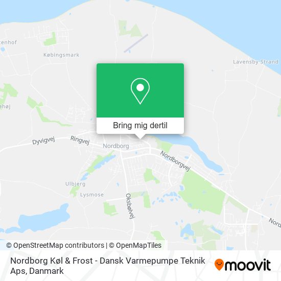 Nordborg Køl & Frost - Dansk Varmepumpe Teknik Aps kort
