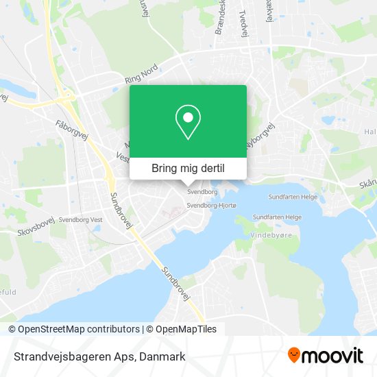 Strandvejsbageren Aps kort