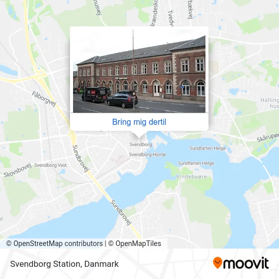 Svendborg Station kort