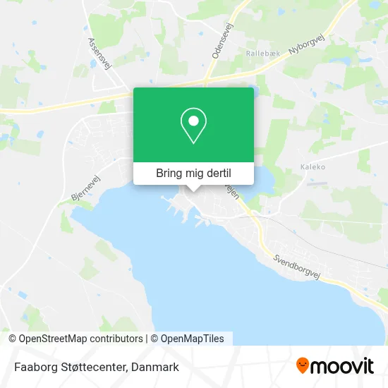 Faaborg Støttecenter kort