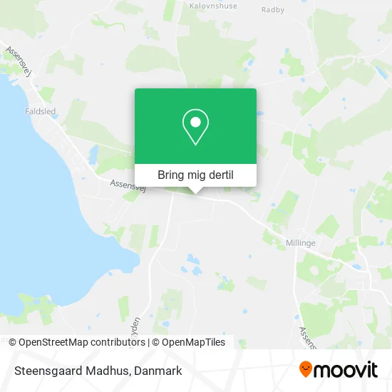 Steensgaard Madhus kort