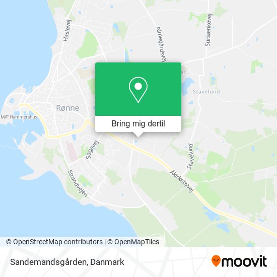 Sandemandsgården kort