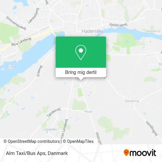 Alm Taxi/Bus Aps kort