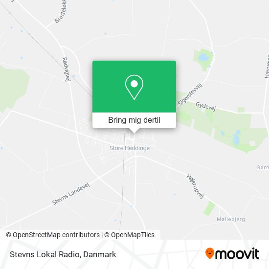 Stevns Lokal Radio kort