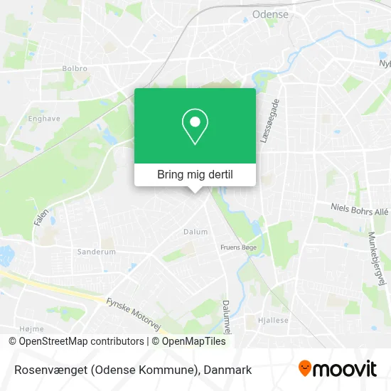 Rosenvænget (Odense Kommune) kort