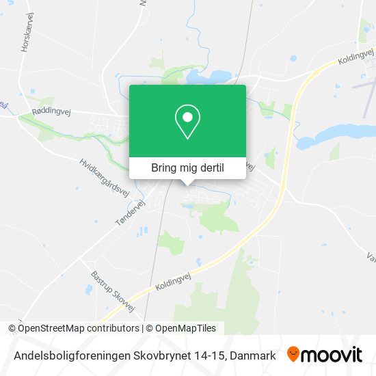 Andelsboligforeningen Skovbrynet 14-15 kort