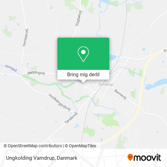 Ungkolding Vamdrup kort