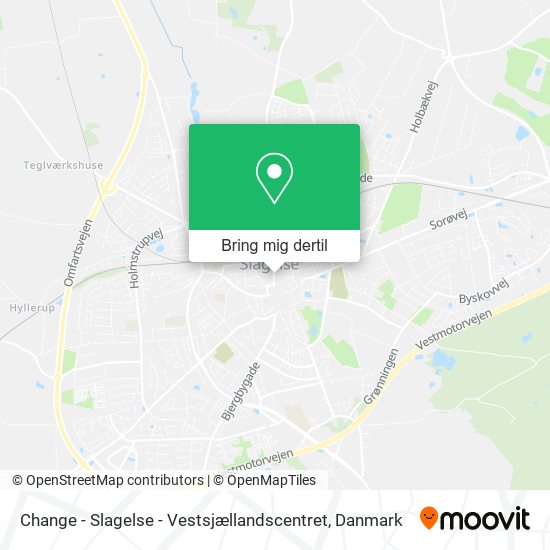 Change - Slagelse - Vestsjællandscentret kort