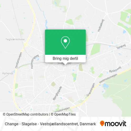 Change - Slagelse - Vestsjællandscentret kort