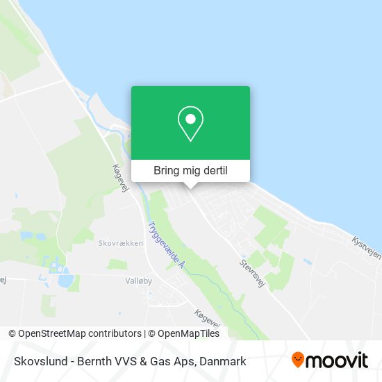 Skovslund - Bernth VVS & Gas Aps kort