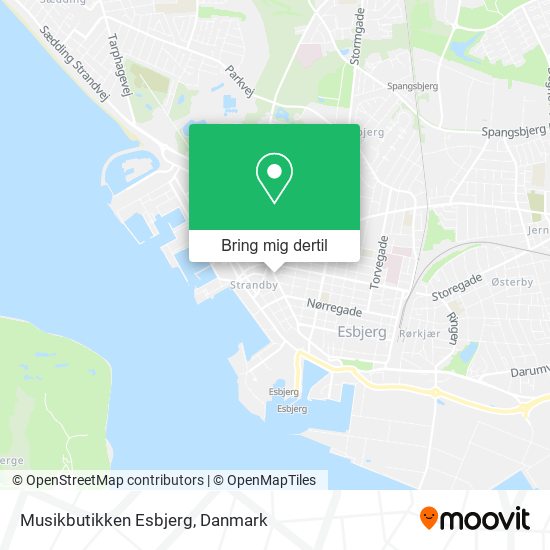 Musikbutikken Esbjerg kort