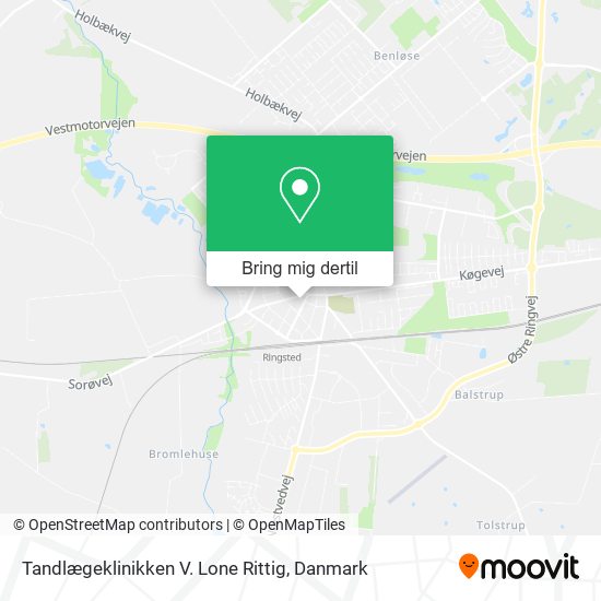 Tandlægeklinikken V. Lone Rittig kort