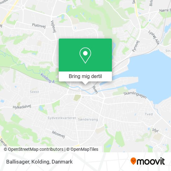 Ballisager, Kolding kort