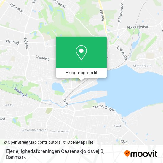 Ejerlejlighedsforeningen Castenskjoldsvej 3 kort