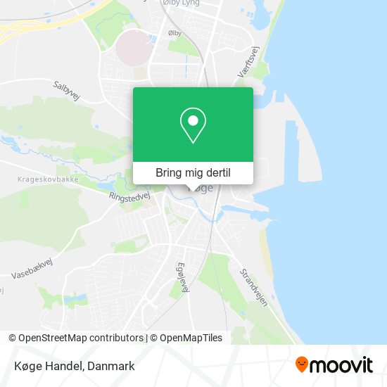 Køge Handel kort