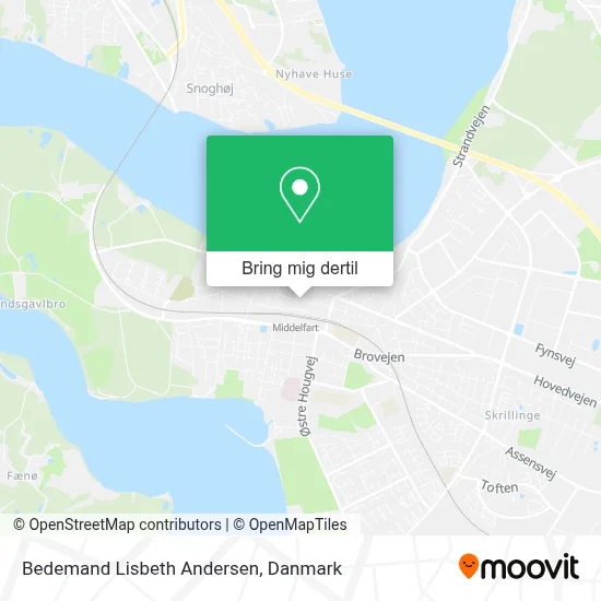 Bedemand Lisbeth Andersen kort