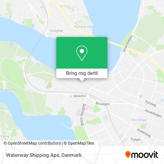 Waterway Shipping Aps kort