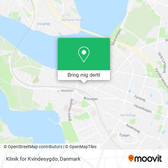 Klinik for Kvindesygdo kort