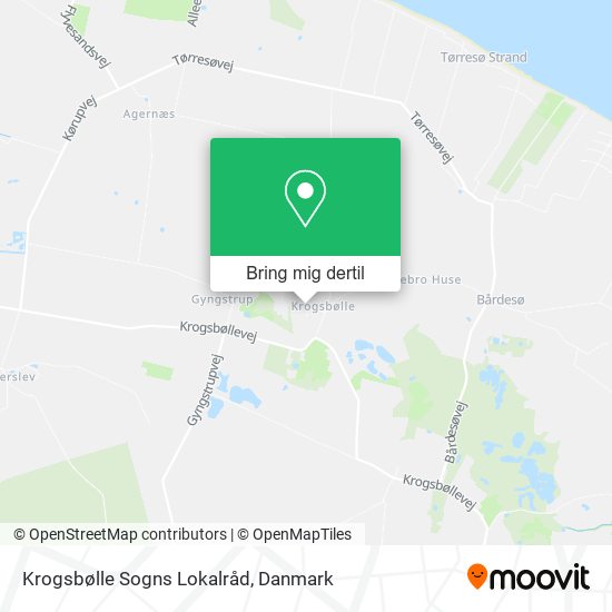 Krogsbølle Sogns Lokalråd kort
