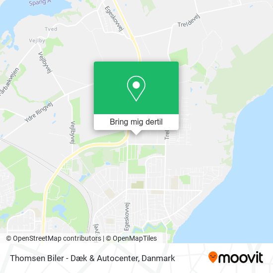 Thomsen Biler - Dæk & Autocenter kort