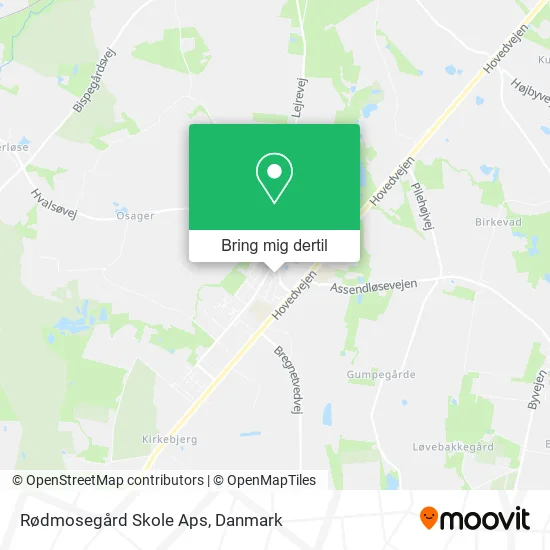 Rødmosegård Skole Aps kort
