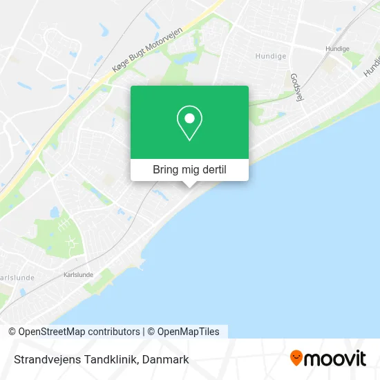 Strandvejens Tandklinik kort