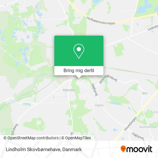Lindholm Skovbørnehave kort