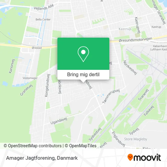 Amager Jagtforening kort