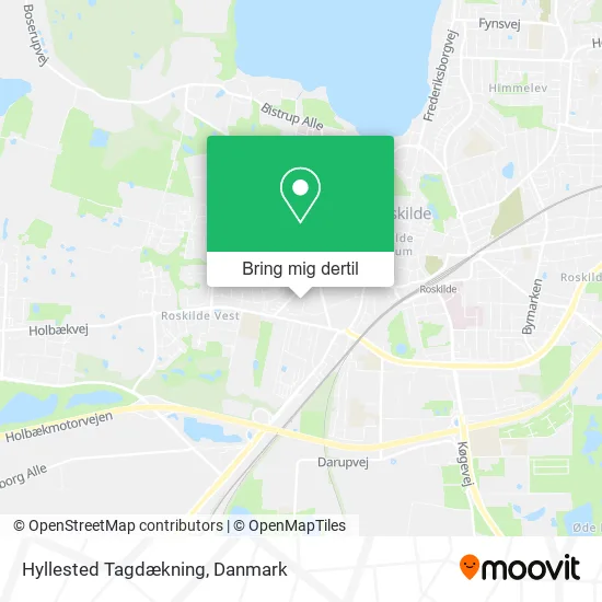 Hyllested Tagdækning kort