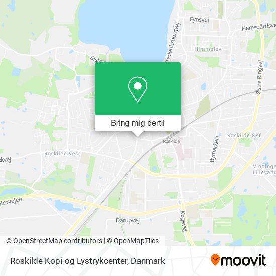 Roskilde Kopi-og Lystrykcenter kort