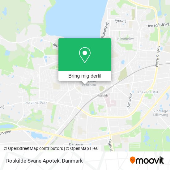 Roskilde Svane Apotek kort