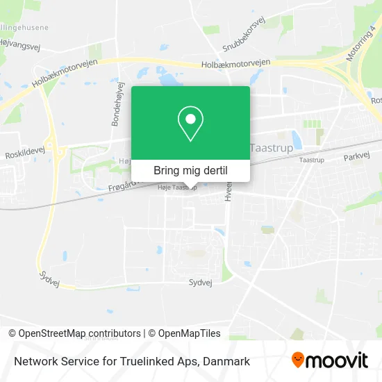 Network Service for Truelinked Aps kort