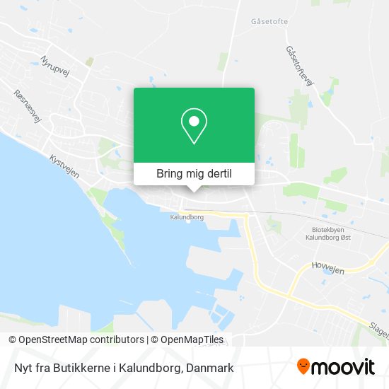 Nyt fra Butikkerne i Kalundborg kort