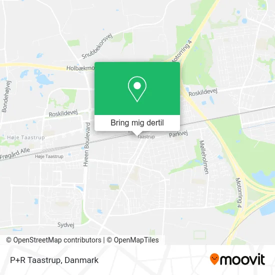 P+R Taastrup kort