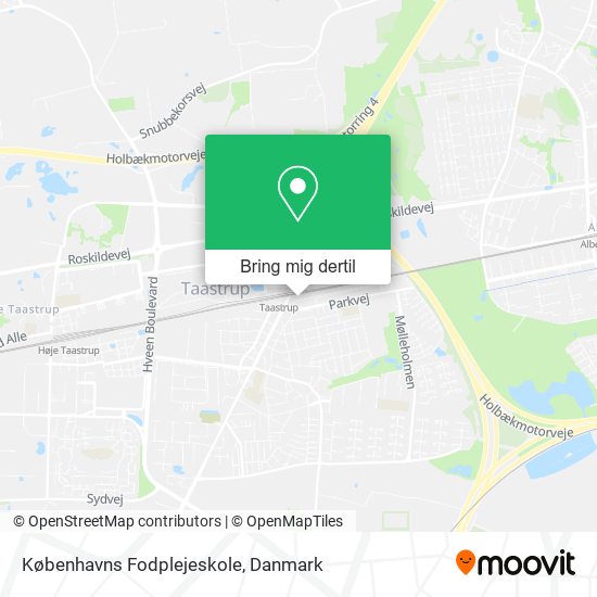 Københavns Fodplejeskole kort