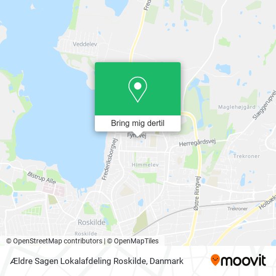 Ældre Sagen Lokalafdeling Roskilde kort