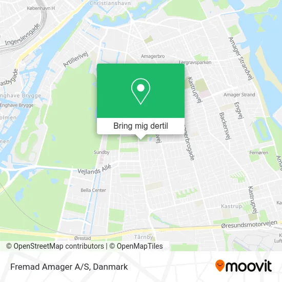 Fremad Amager A/S kort