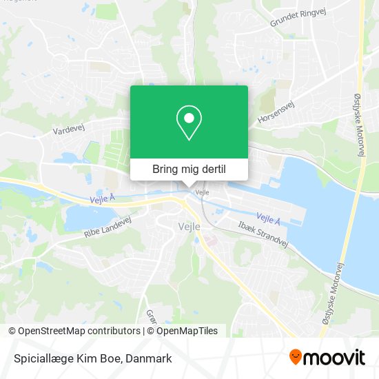 Spiciallæge Kim Boe kort