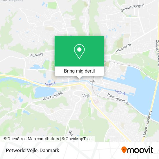 Petworld Vejle kort