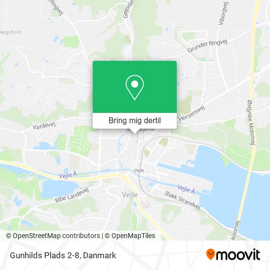 Gunhilds Plads 2-8 kort