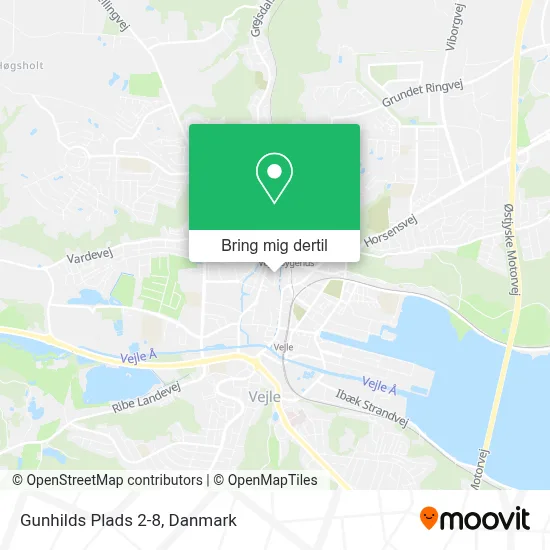 Gunhilds Plads 2-8 kort