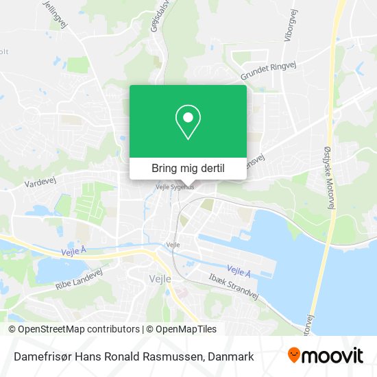 Damefrisør Hans Ronald Rasmussen kort