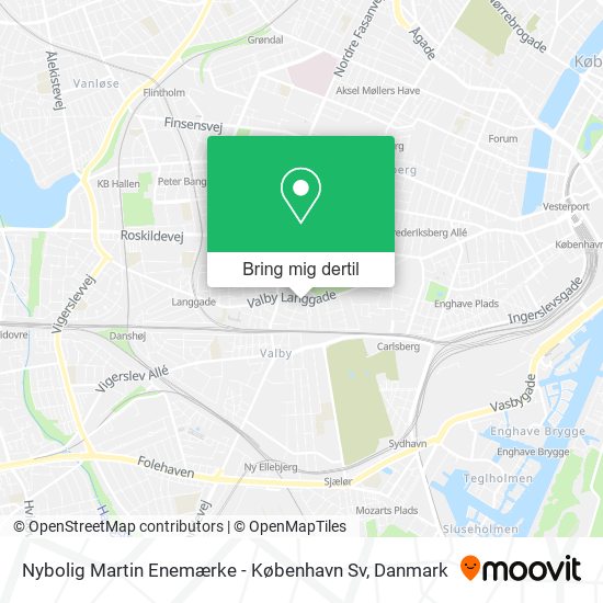 Nybolig Martin Enemærke - København Sv kort